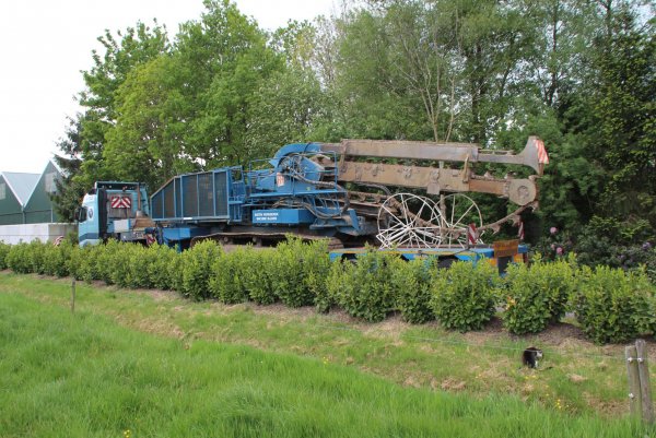 Transport drainagemachine